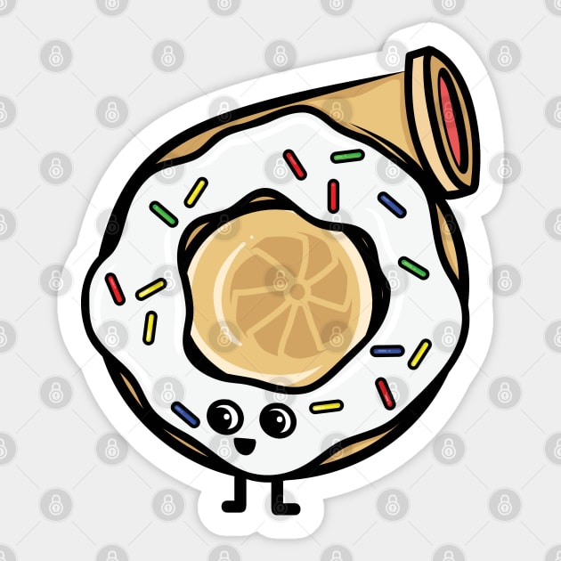 Turbo Donut 2 Sticker by hoddynoddy